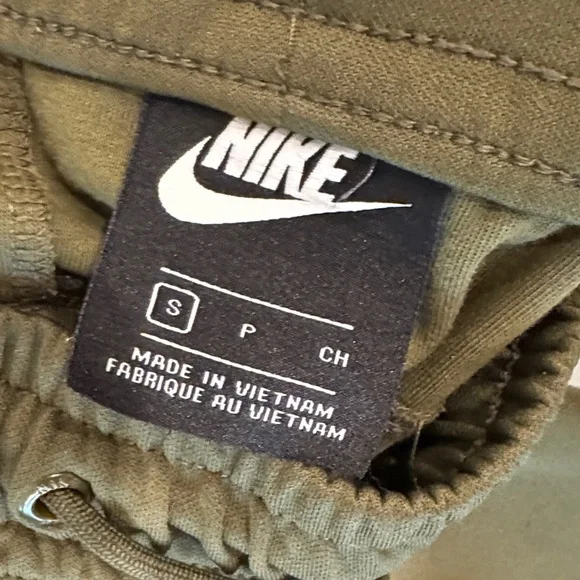 Nike Olive Tracksuit with White Stripes - Picture 3 of 3